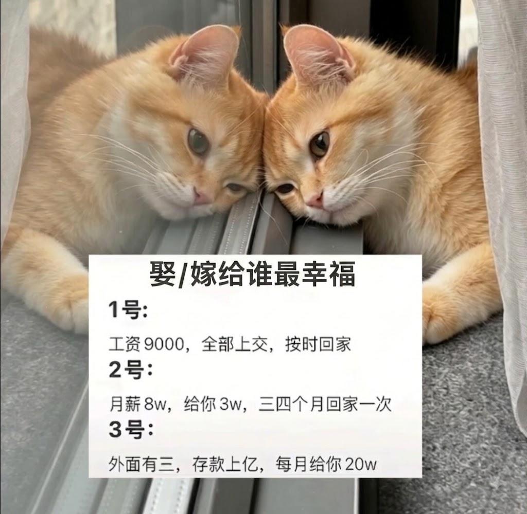 以这三位的情况，你们觉得娶 / 嫁给谁最幸福？