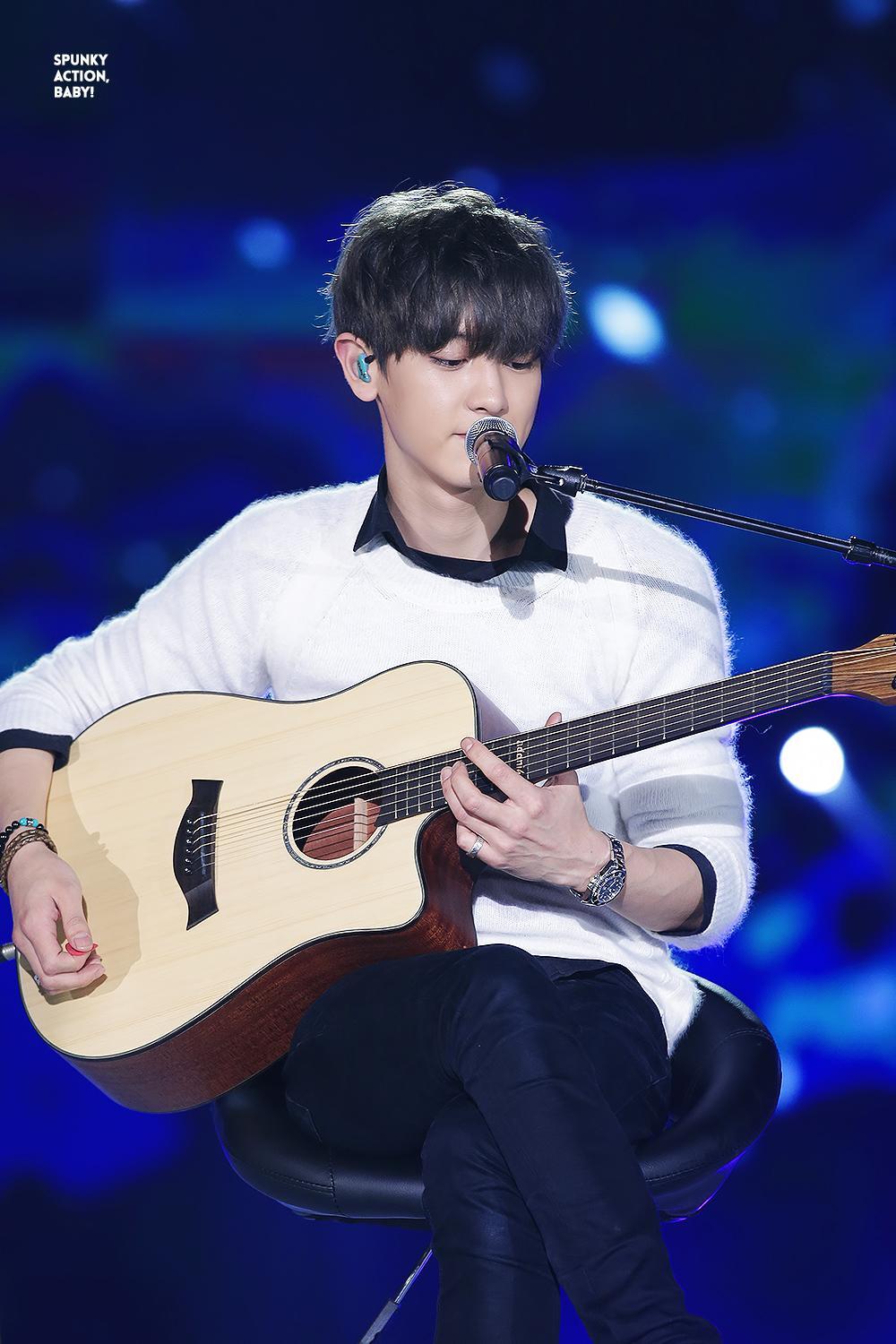 #朴灿烈# 150328 音乐银行越南特辑 ​​​