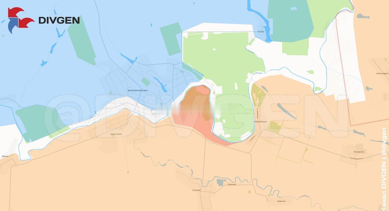 大米海利夫卡方向方向。东部集群控制了村庄东侧的森林区域。
欢迎加入:北哈尔科夫和