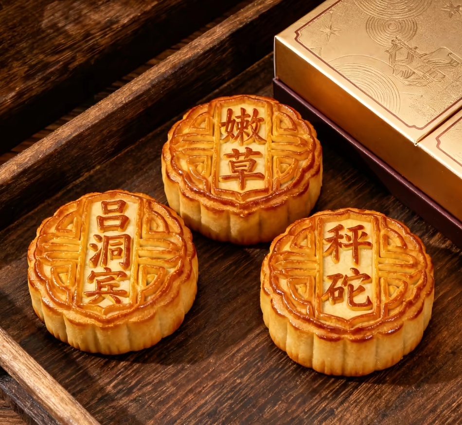 来请敌蜜吃月饼了[笑cry] ​​​