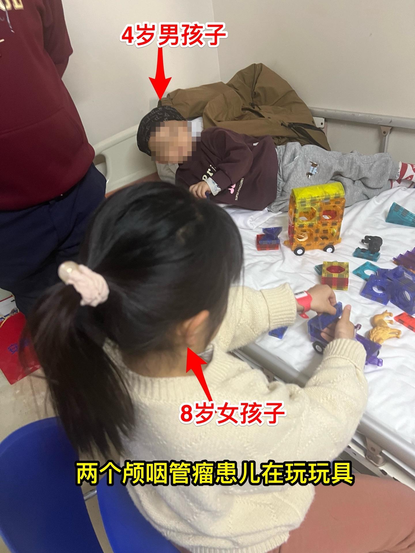 12月26日两个颅咽管瘤手术。第一个四岁男孩子，因为头部受伤，作CT发...