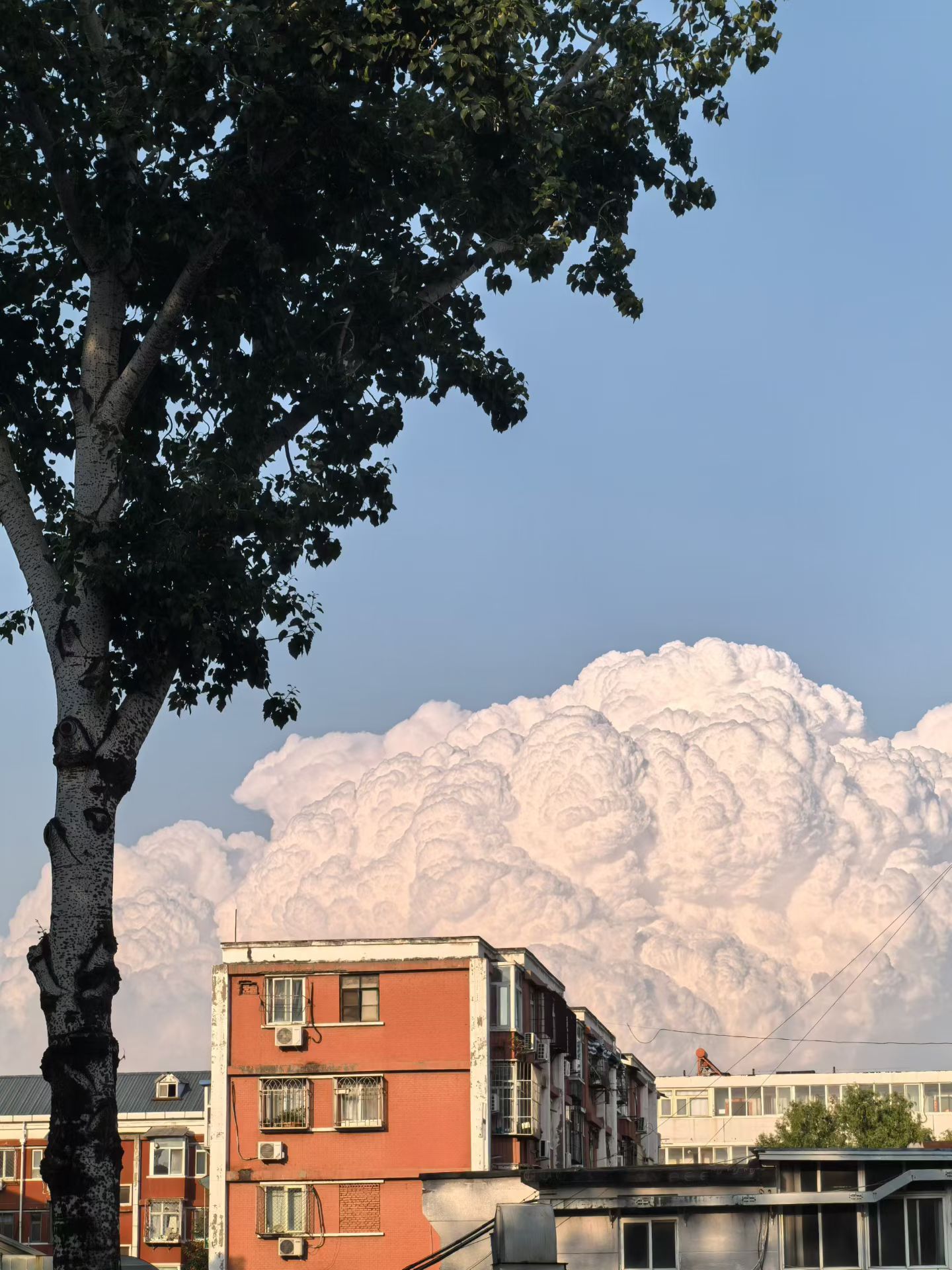 今天被一朵云刷屏了北京的云