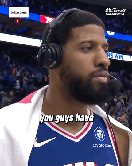 乔治：“我也不知道啊，他突然就跳上来了！”费城76人新赛季篮不住PaulGeor