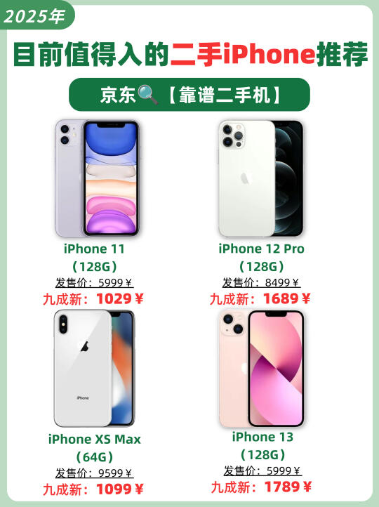 25年值得入的二手iPhone推荐✅️附好价攻略