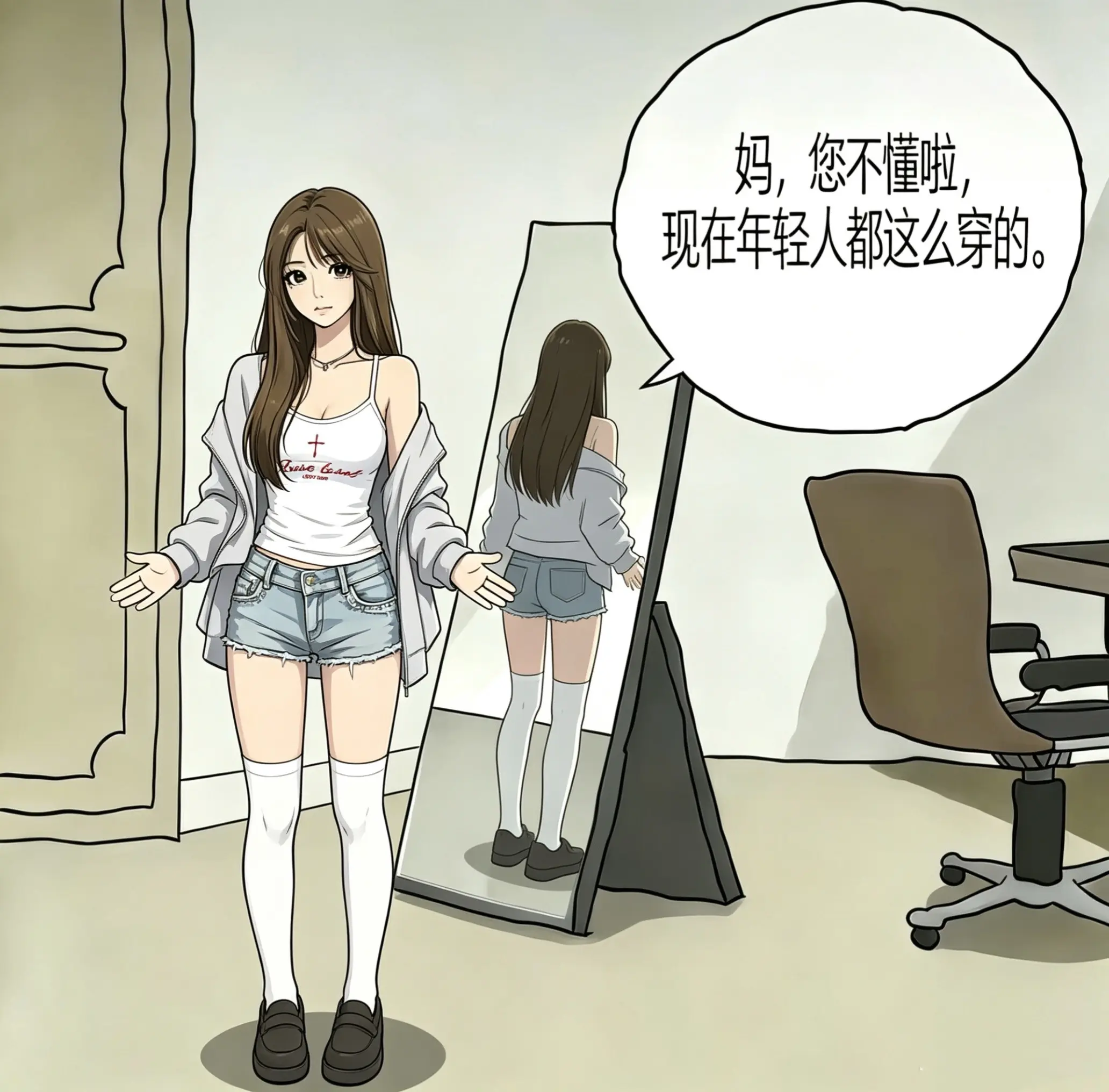 妈 您不懂啦 现在年轻人都这么穿 （彩色版）
