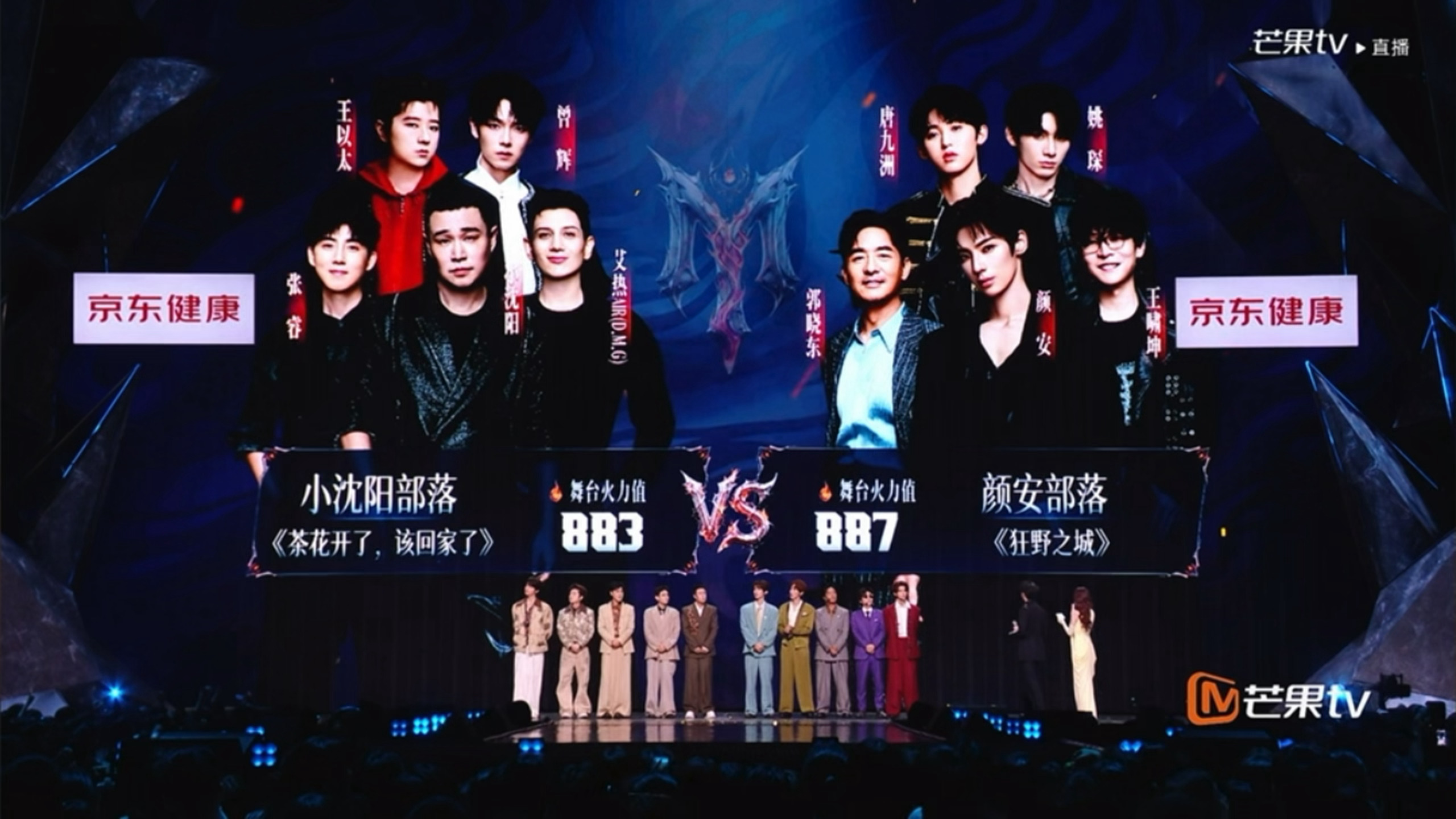 小沈阳部落883票vs颜安部落887票！颜安组获胜！全员安全🎉颜安部落887票