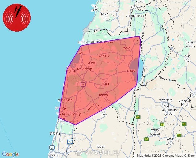 不久之前，监测到伊朗向以色列北部地区发射弹道导弹。 