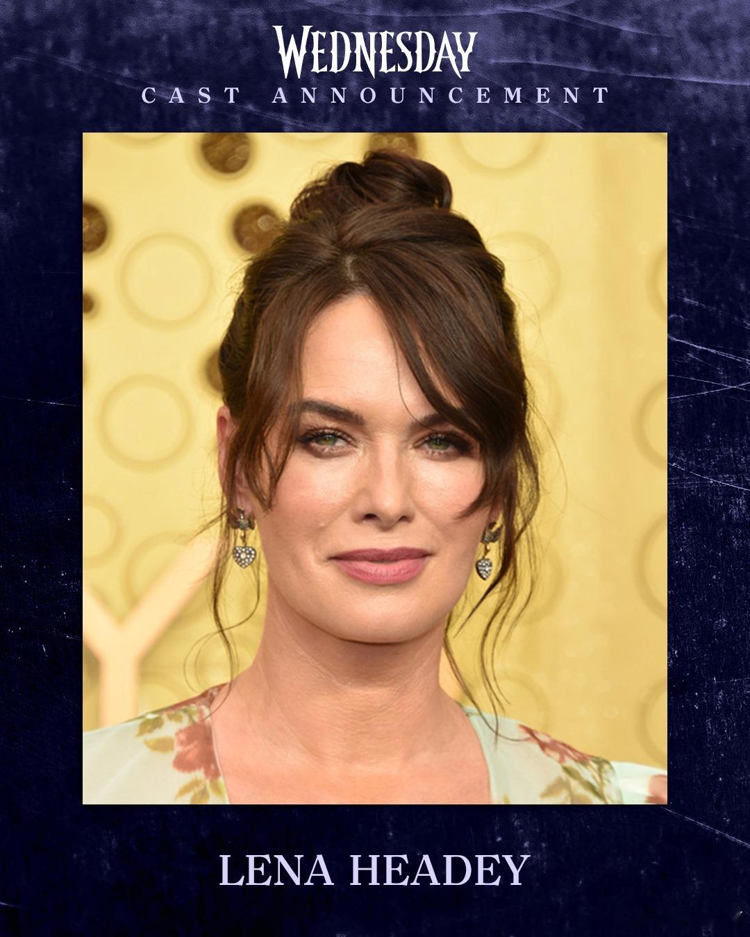 《星期三》第三季公布新加盟演员：· “瑟曦”Lena Headey· Andre