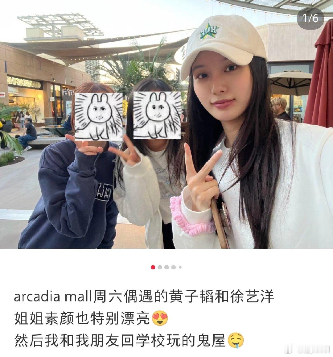 #美国偶遇黄子韬徐艺洋约会#黄子韬又幸福了，他又被拍到和老婆一起逛街了！！ #黄
