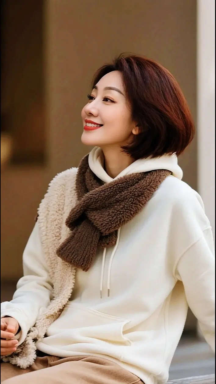 暖冬氛围感自拍