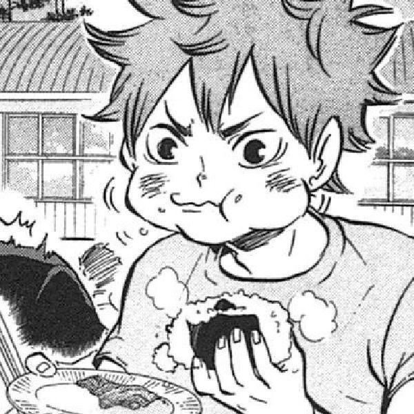 #排球少年[超话]##排球少年##日向翔阳# 大口干饭 ​​​