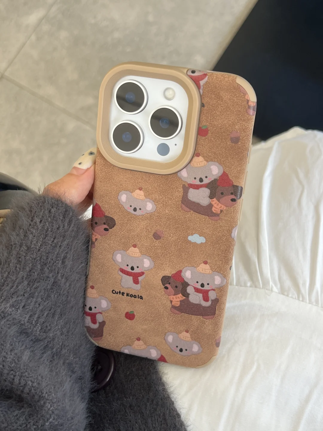 小考拉永远都可爱🐨棕色皮质壳壳