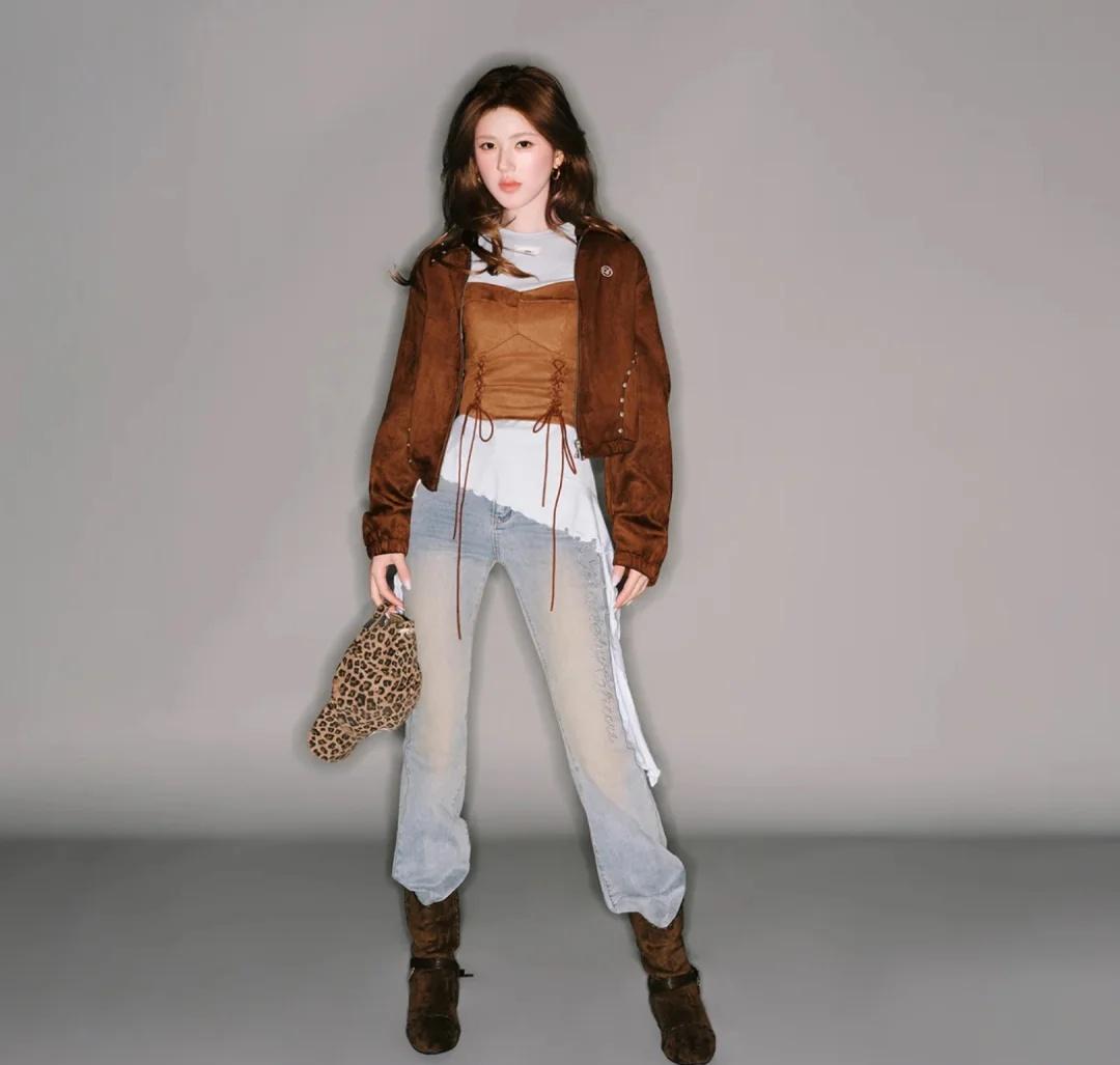 混搭风这样穿，简单高级～
甜酷混搭风出圈 赵露思