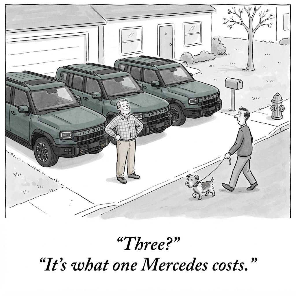 50%关税，依然没挡住中国车的价格冲击。
在墨西哥，一辆奔驰AMG G 63售价