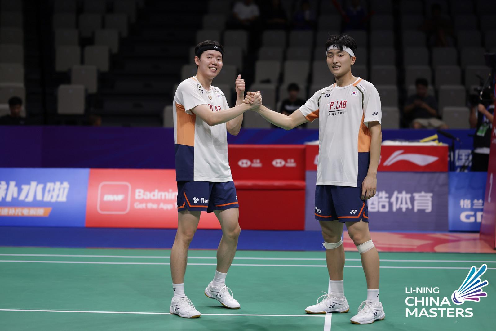徐承宰/金元浩🇰🇷 21-15、21-14 🇰🇷崔率圭/🇲🇾吴蔚升下