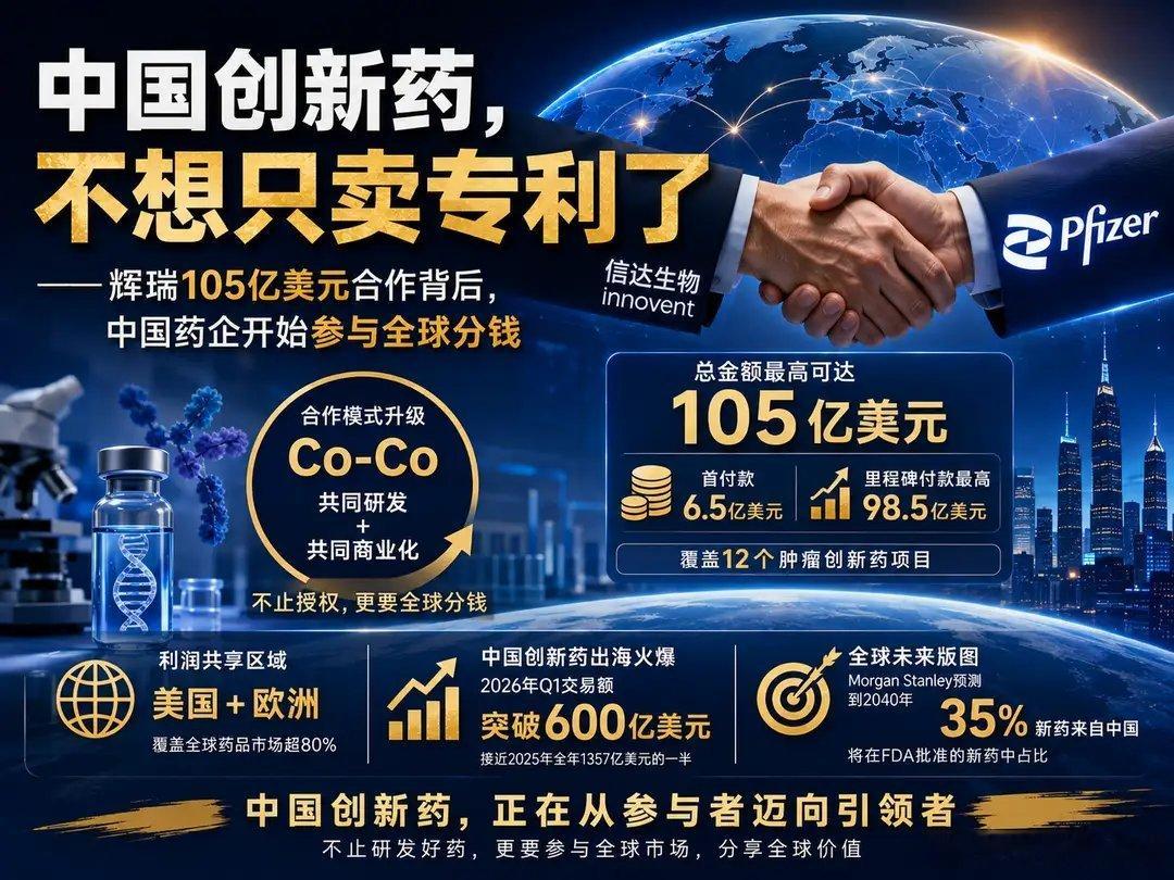 从单纯出让海外权益到共享全球收益，中国创新药迎来产业质变回看国内创新药十余年出海