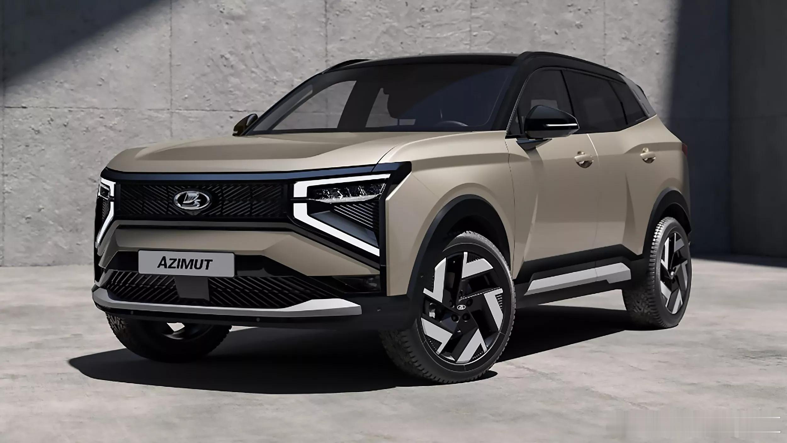 胖哥汽车频道[超话] 俄罗斯汽车频道拉达时隔30年推出全新SUV Azimut，
