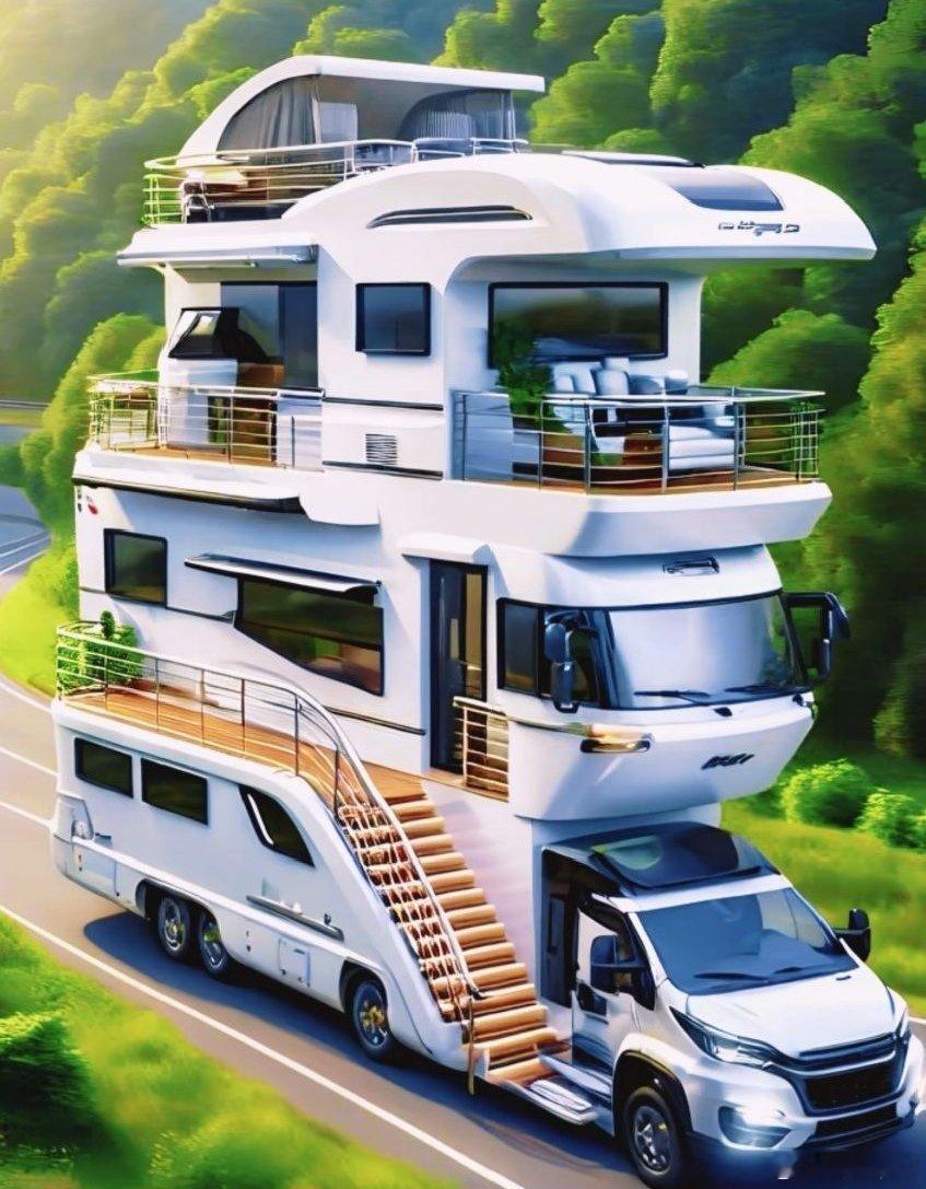 彭晓勇分享豪华房车移动别墅🏡房车（Recreational Vehicle简称