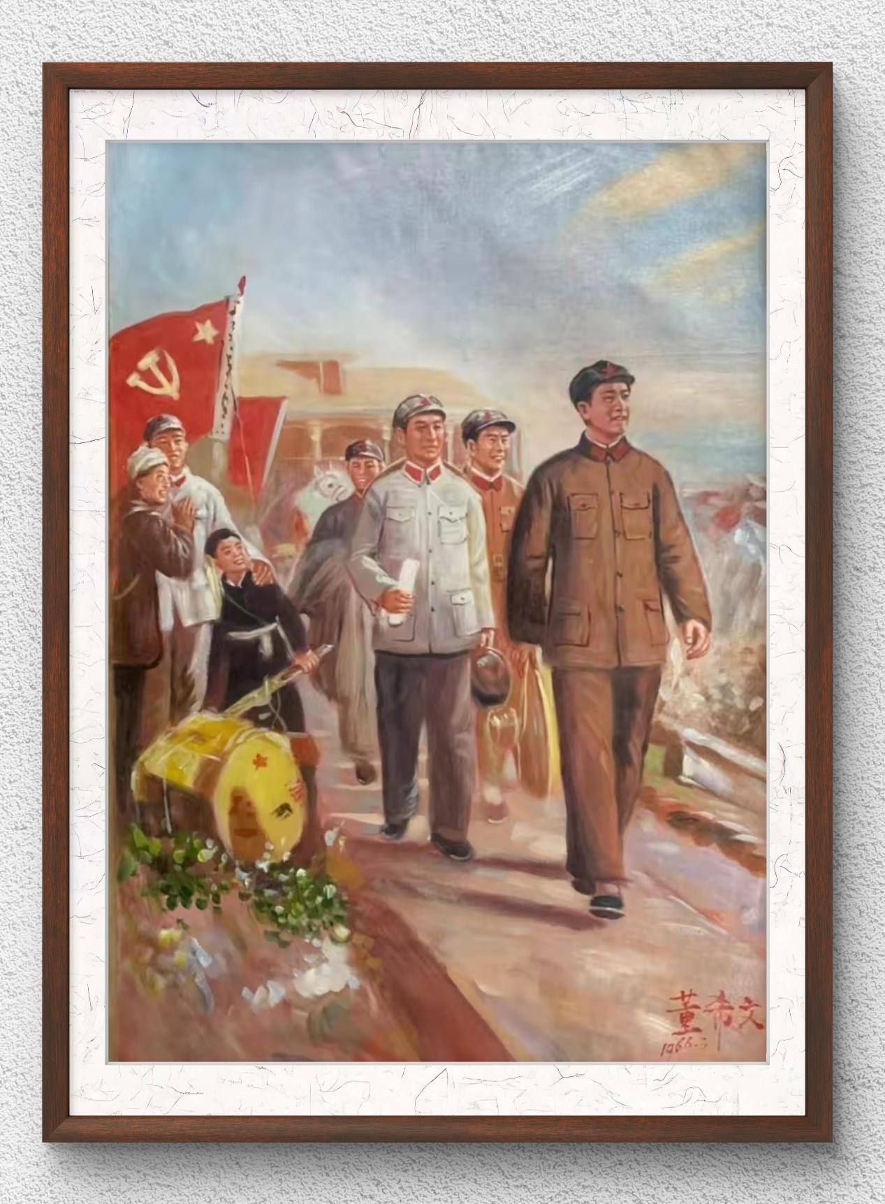 董希文作品：走在胜利的大道上