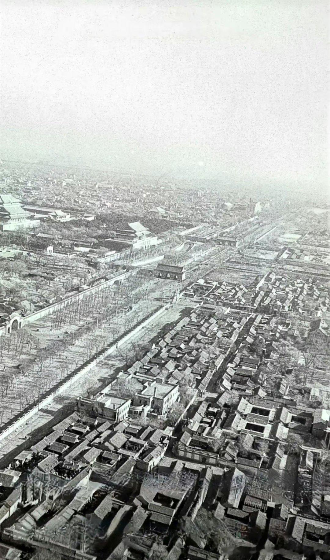 1946年的北京航拍 ​​​
