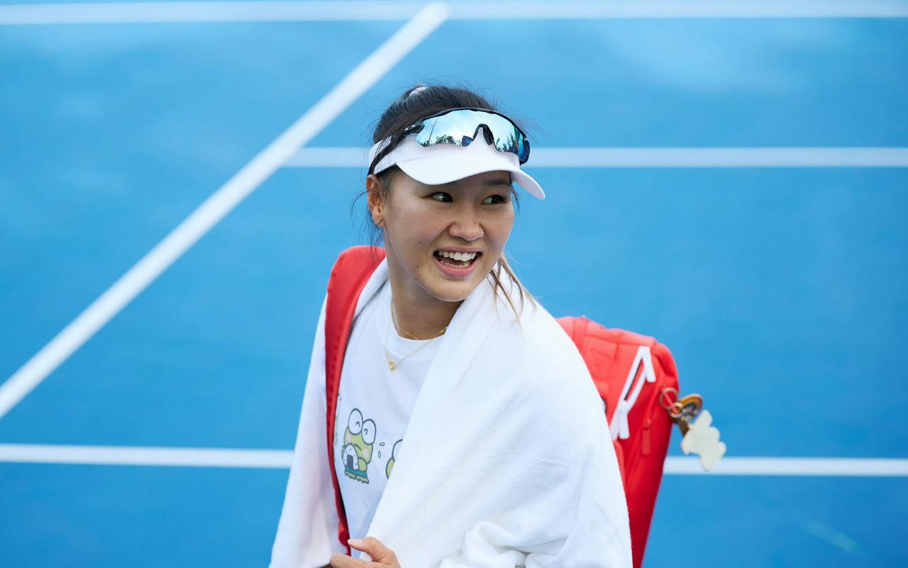 马鞍山W50女单半决赛，王曦雨、郭涵煜会师决赛。
王曦雨6-3/5-7/6-0 