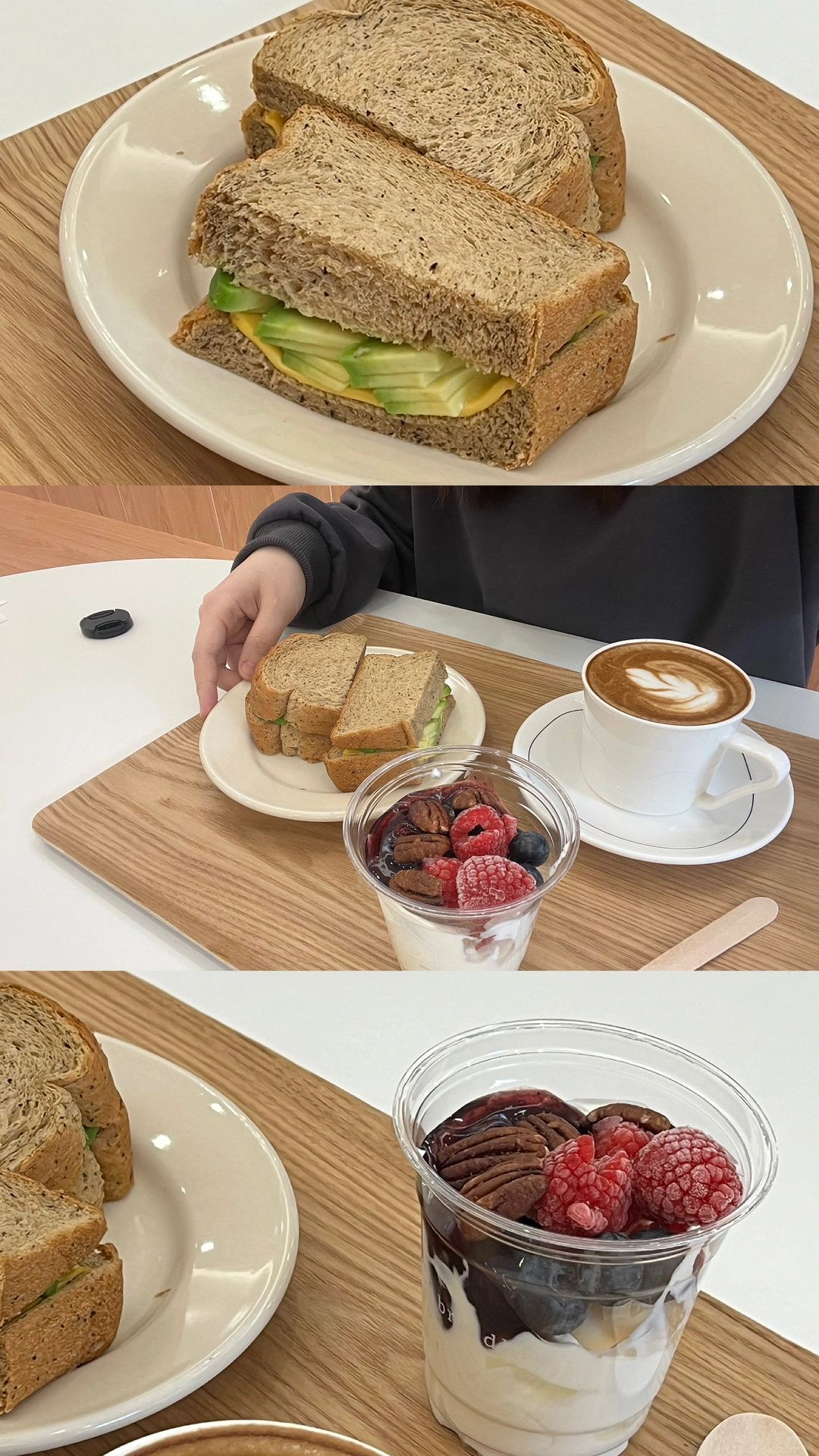 在自己店里吃早餐