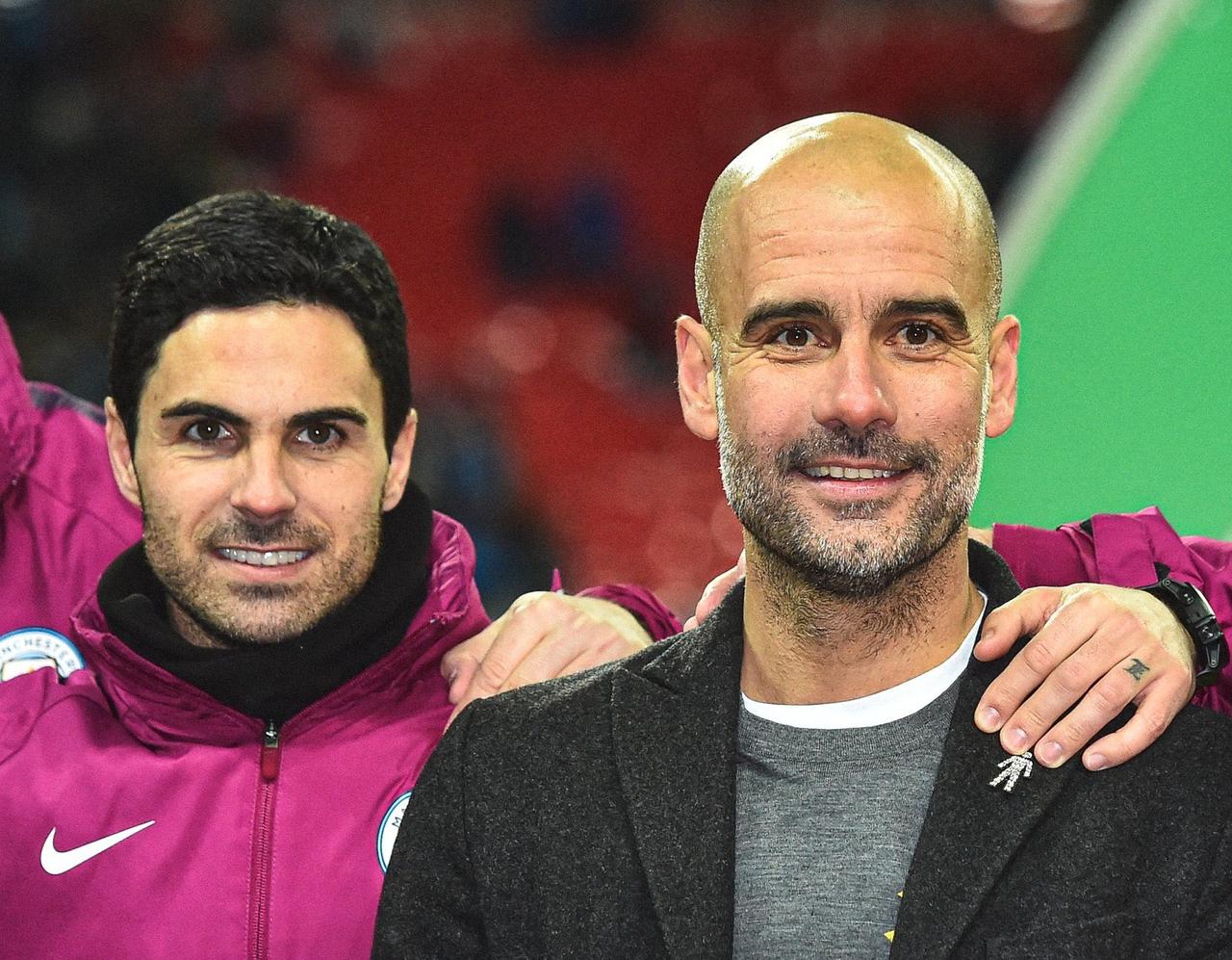 瓜迪奥拉捧得联赛卡拉宝杯：“你不能打败老师，米克尔·阿尔特塔知道这些，对吧？但这