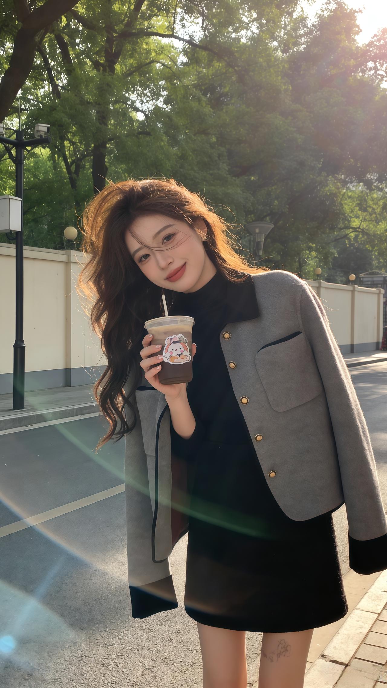 穿搭对我来说易如反掌 除了学习我还会穿搭 穿搭的尽头是姐姐 永远为松弛感穿搭举大