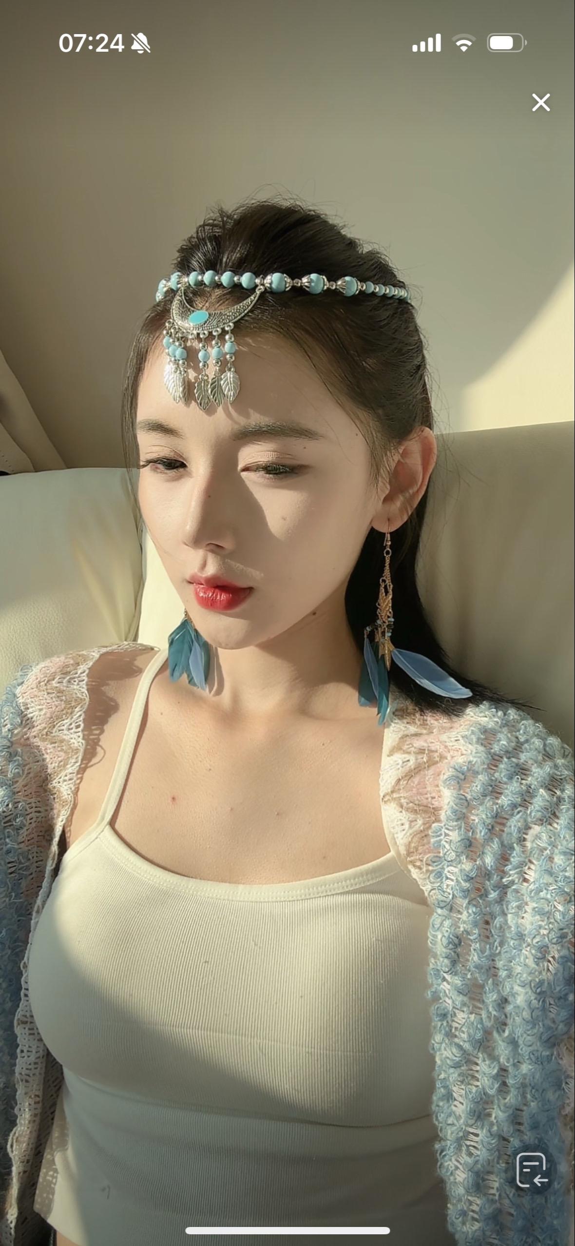 最美侧颜 心动的感觉 可爱的我出现了 高颜值美女 清纯甜美