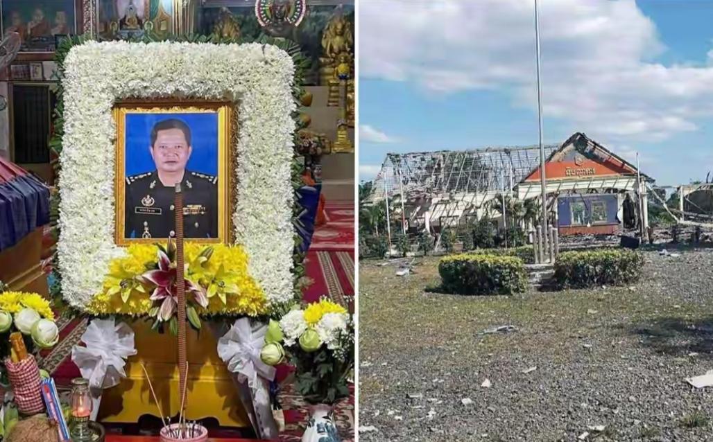 柬泰冲突第四天，柬埔寨“警卫司令部”副司令陈春中将被泰国炮兵一炮毙命！

这炮响