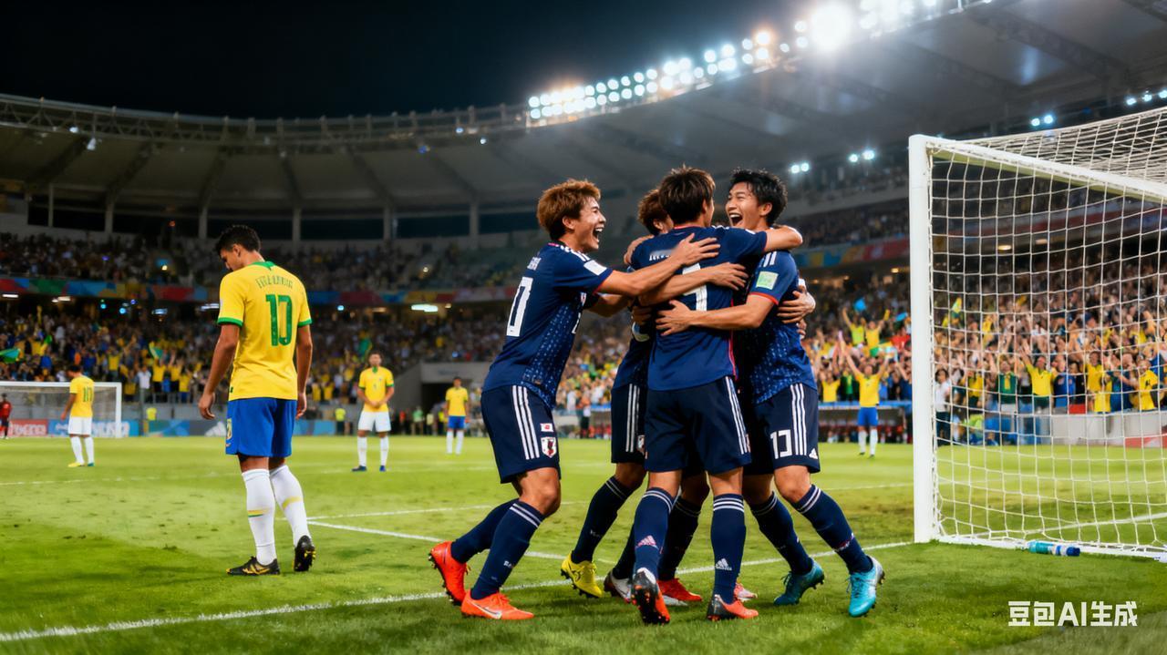 如何看待日本男足3-2逆转战胜巴西 日本男足3-2逆转战胜巴西，简直是爆了个大冷