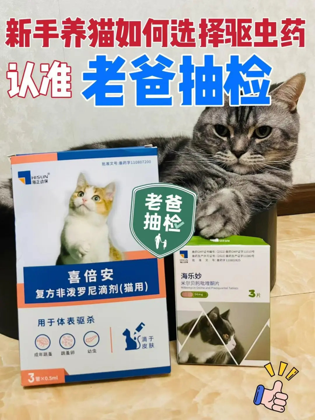 新手养猫如何选择驱虫药？认准老爸抽检！