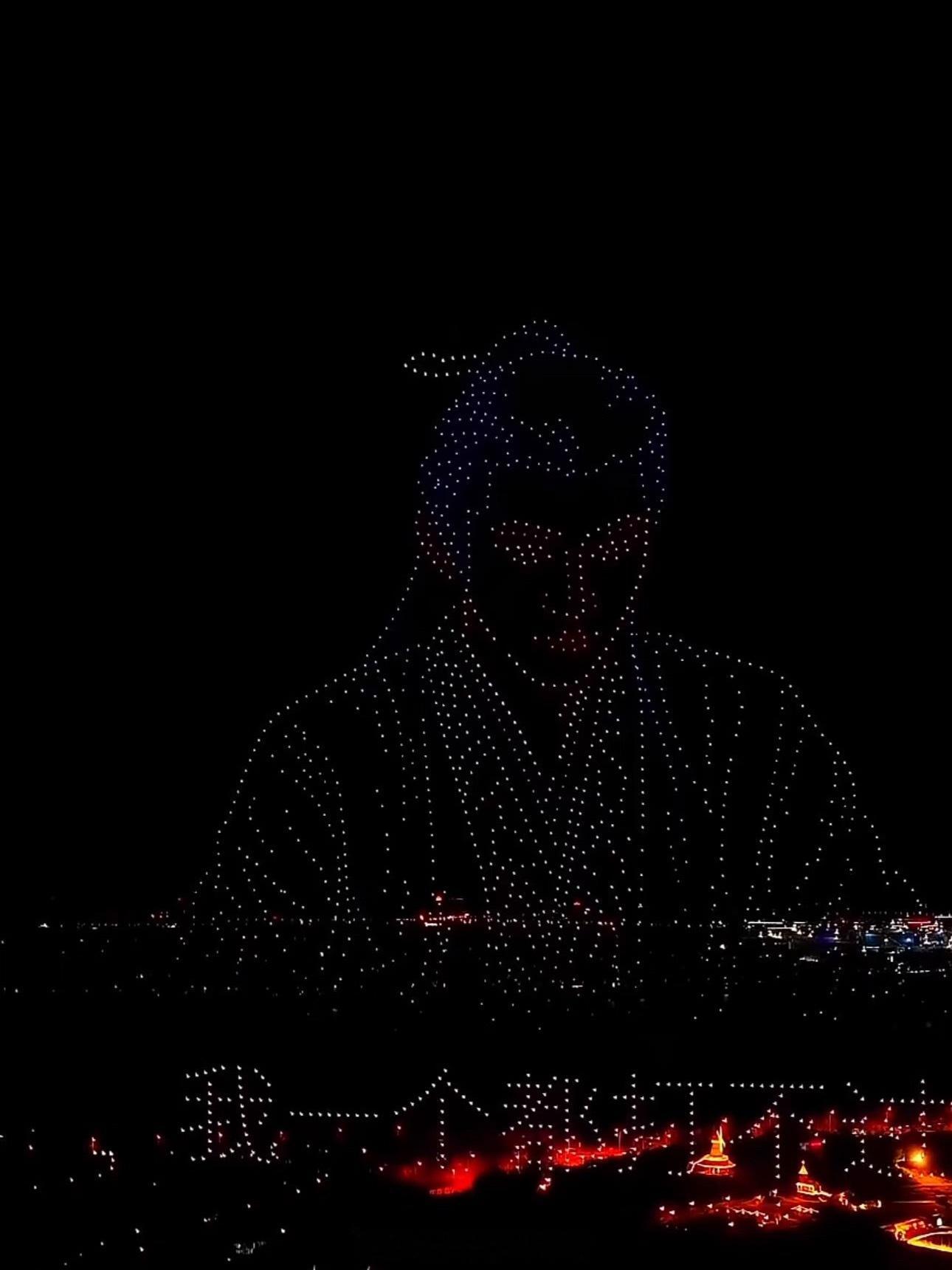 看了咖啡满满爱意的无人机秀再加一单邓为值得所有美好的一切邓为POSITIVEHO