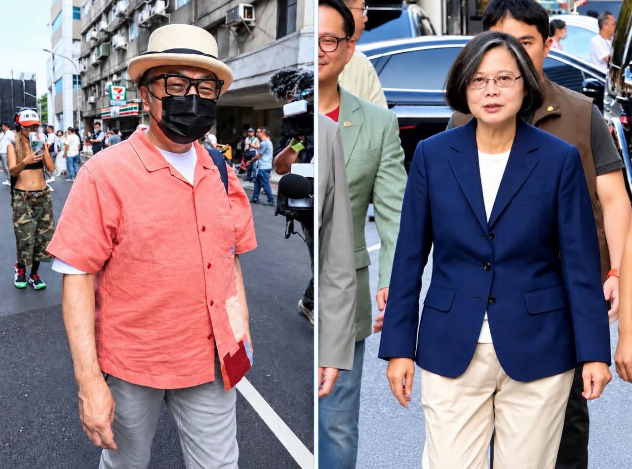 昨日，去数典忘祖沈伯洋现场的除了蔡康永，还有个姓蔡的，它就是“封存论文”30年的