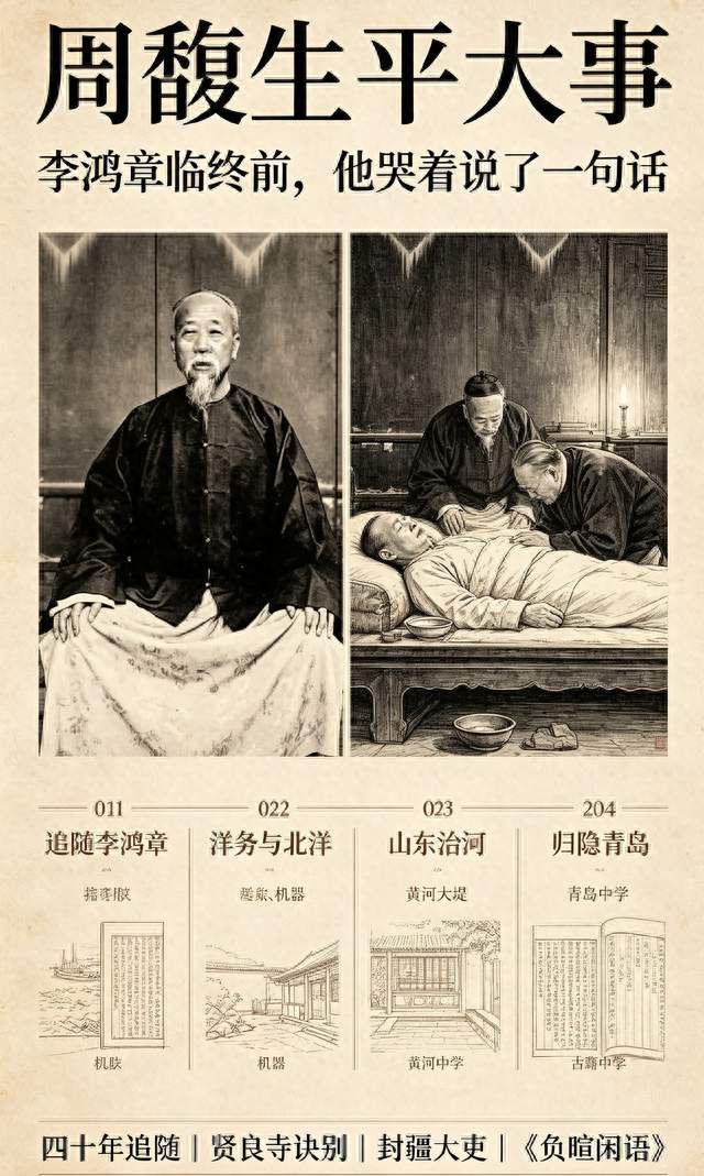 晚清重臣周馥：他说了什么，李鸿章临终落泪合眼