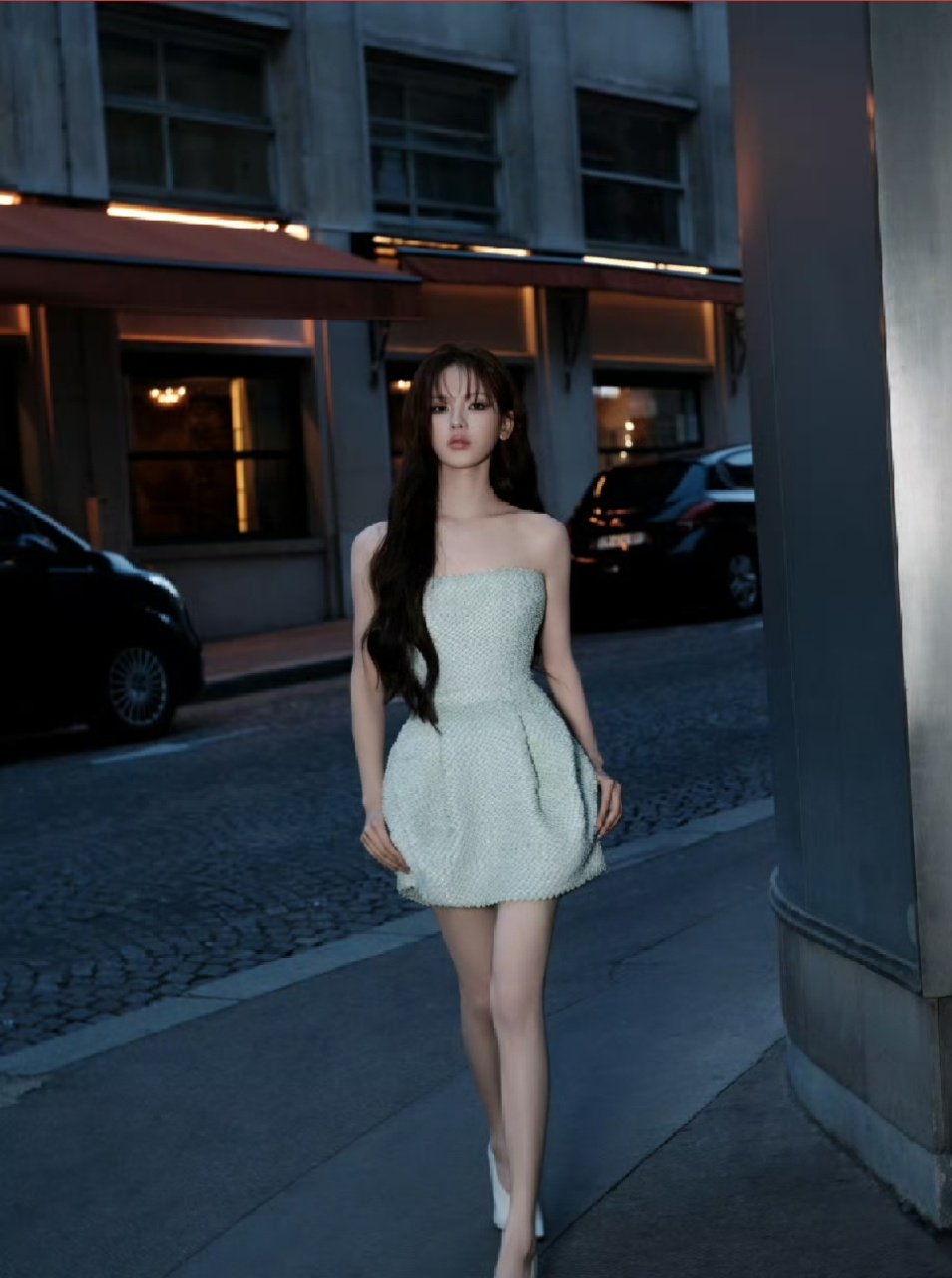 杨超越全球首穿杨超越立体雕塑裙 杨超越全球首穿！！！ 