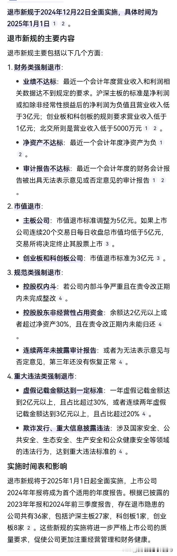 提醒贴
12月23号凌晨：退市新规全面实施
史上最严退市新规，开始全面执行，20