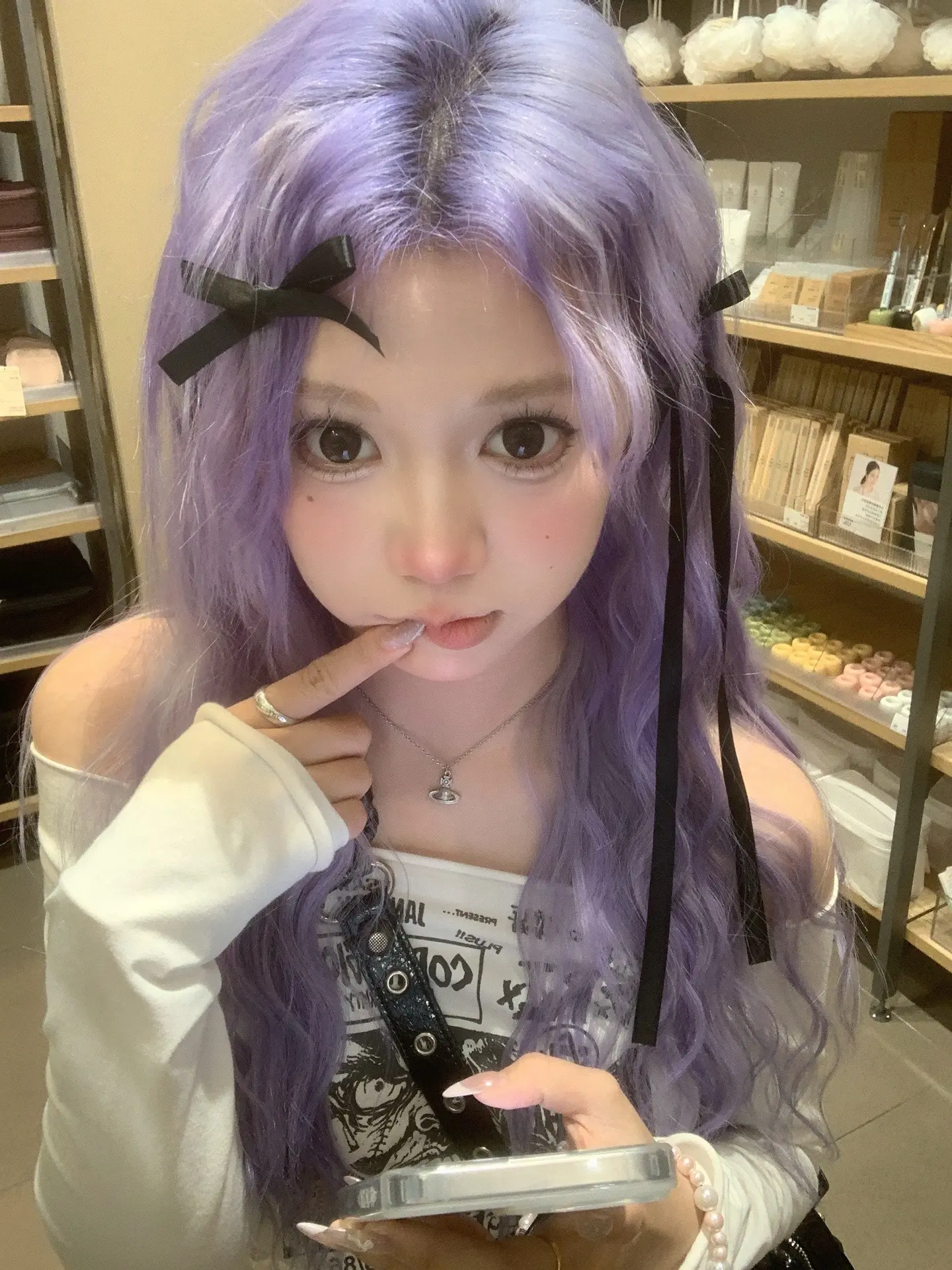 头发素香芋味儿嘟𝐩𝐮𝐫𝐩𝐥𝐞.尝试了一个和今年很配的新发色！