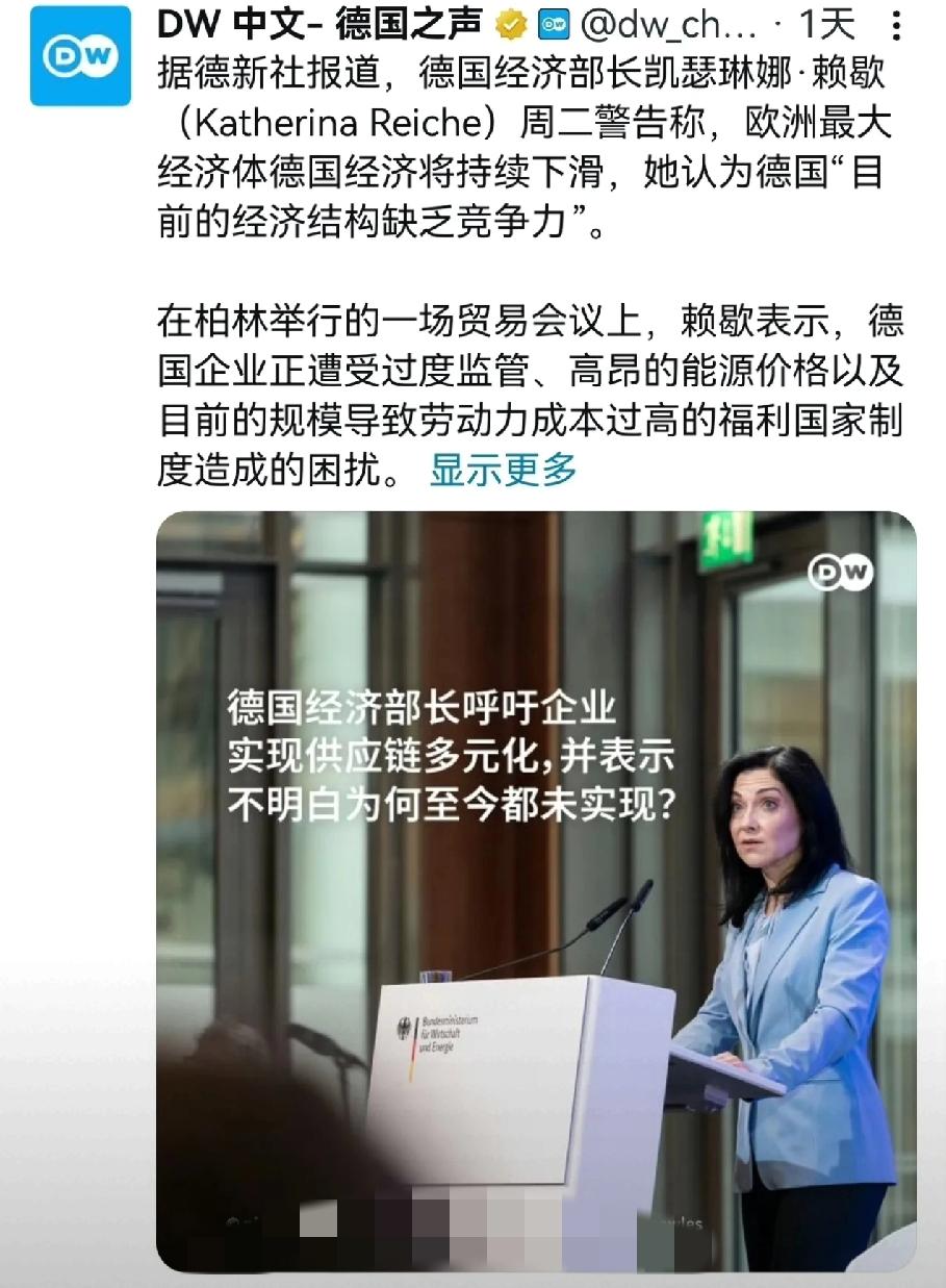 德国经济部长这波“甩锅”，真把人看笑了！
 
对着台下企业家激昂质问“为啥非要依