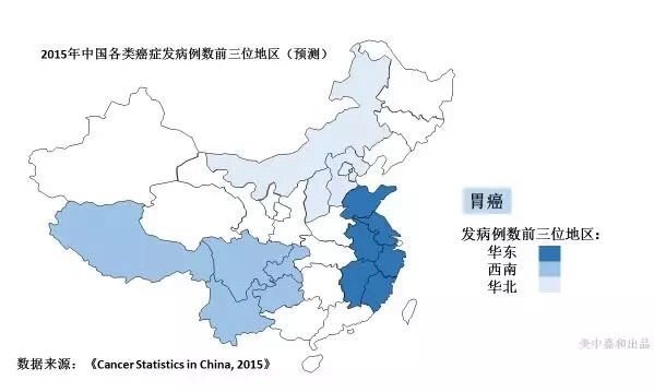胃癌发现时大多是中晚期 目前，与胃癌关系最密切的饮食致癌因素是咸鱼，所以沿海地区
