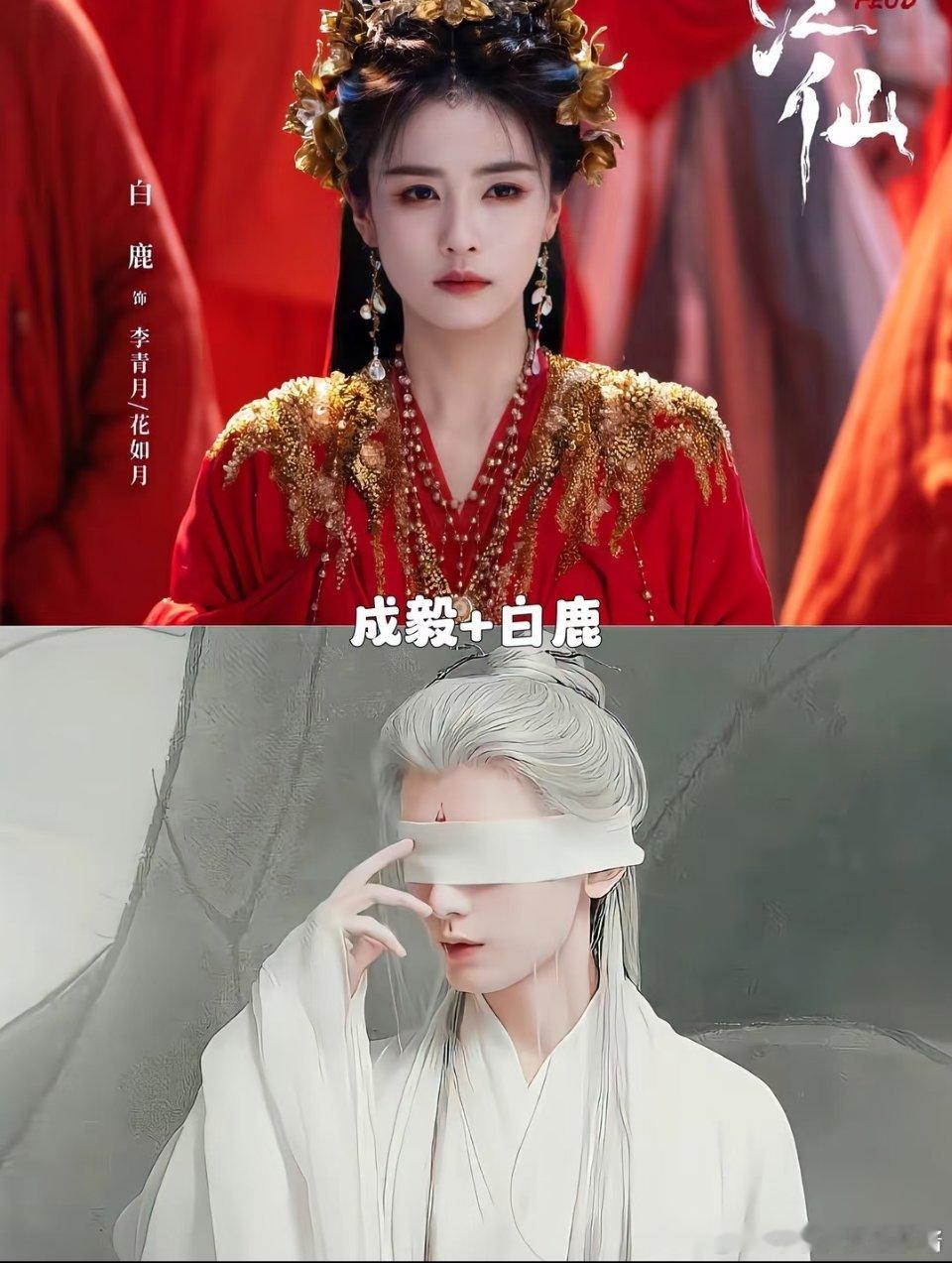 同为古偶人，白鹿 成毅怎么没有合作过?谁的咖位够不上 