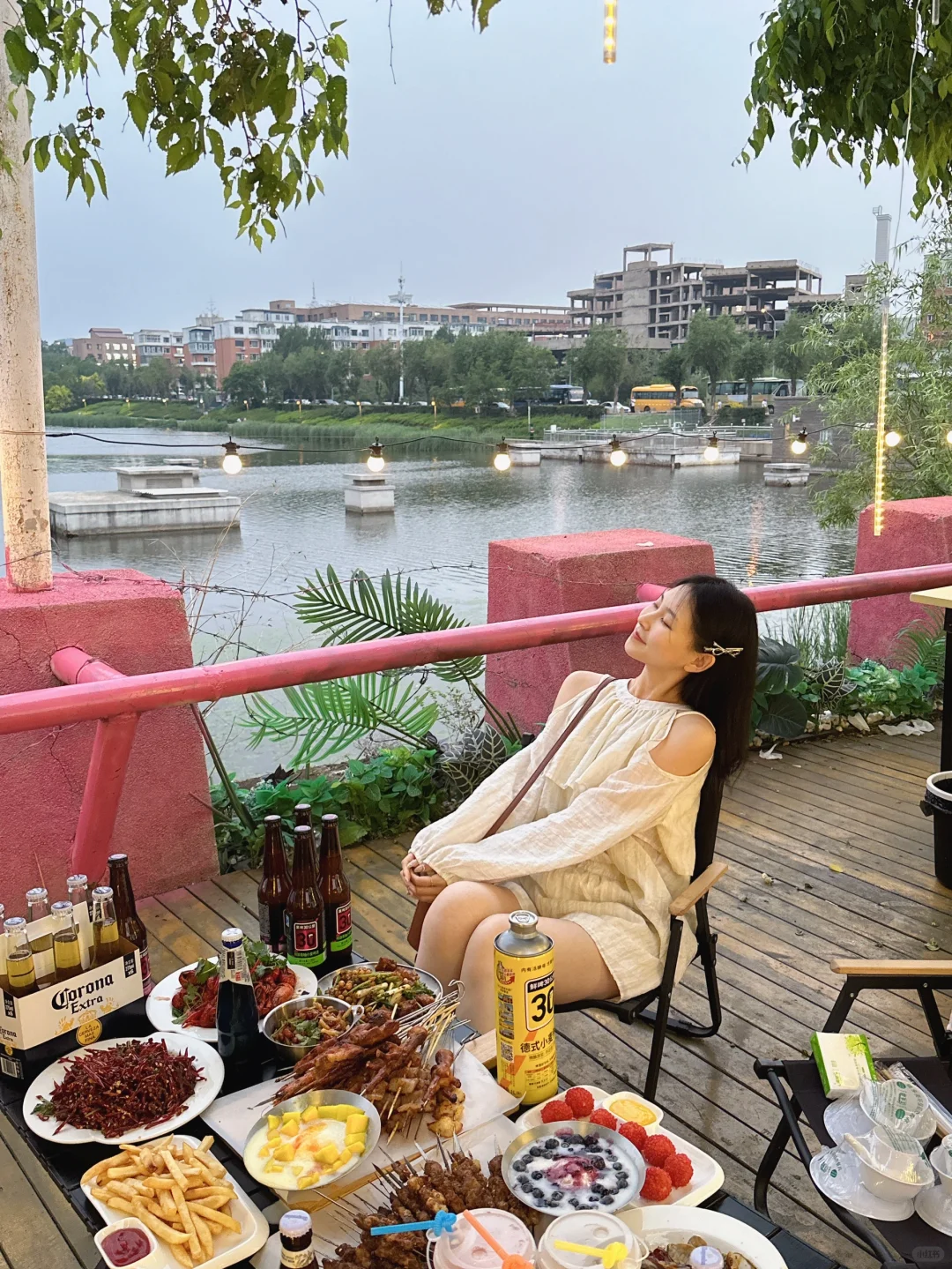 长春📍在湖边看欧洲杯⚽️现场氛围感绝了！🍺