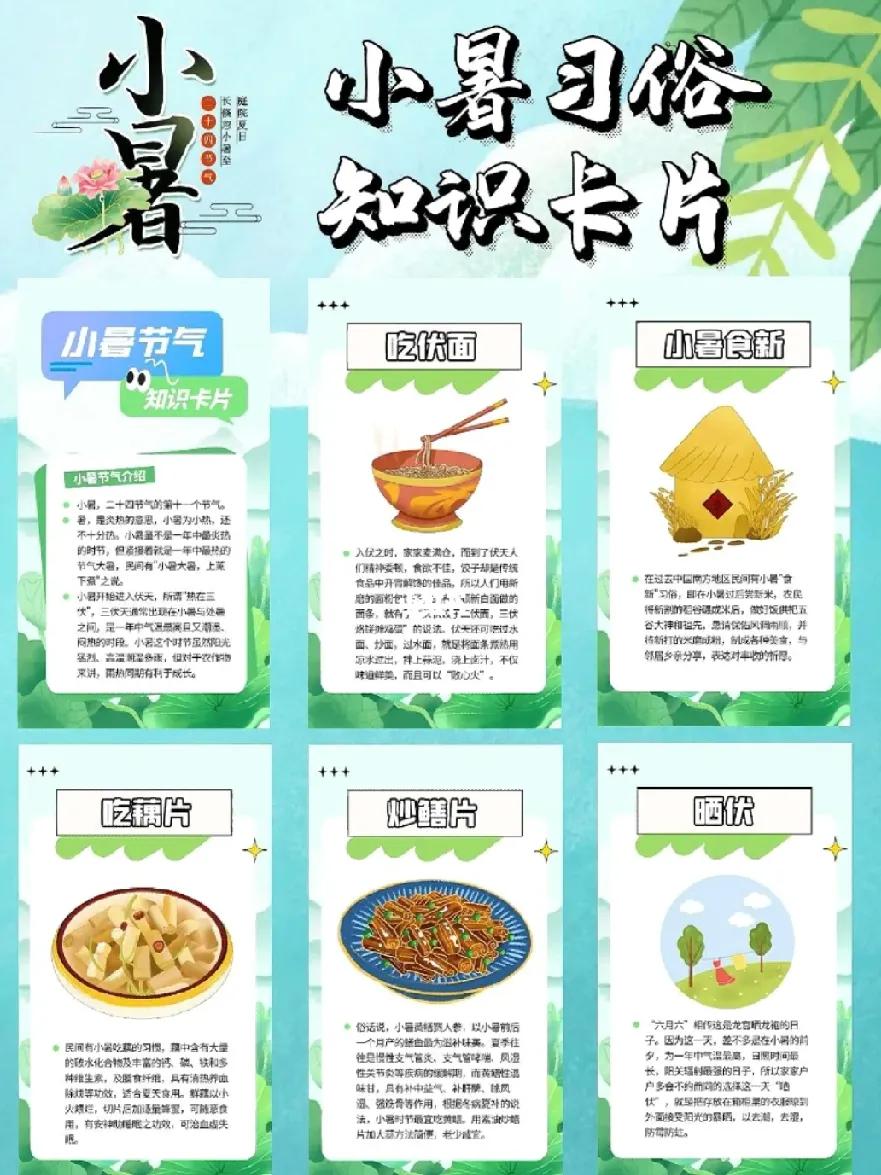 小暑湿热交蒸，我的养生侧重清心健脾，有几样专属调理办法。日常自制藿香陈皮茶，少量
