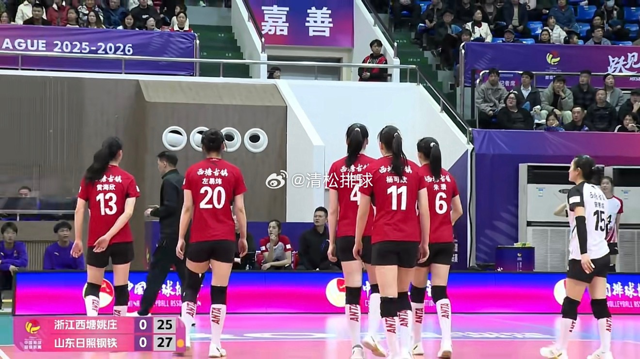 2025-2026中国女排超级联赛A级季后赛第20轮浙江西塘姚庄vs山东日照钢铁