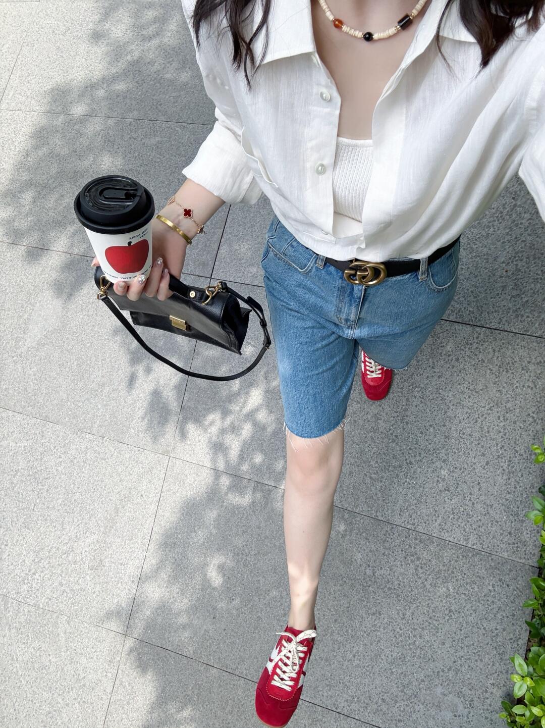 今夏被亚麻防晒衬衫套头了！韩女穿搭好绝啊！