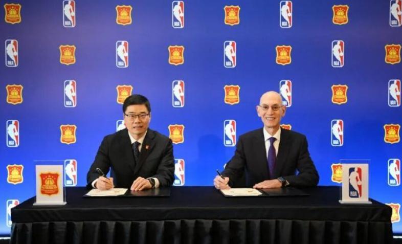 中国篮协与NBA达成战略合作 ​​​ 中美篮球合作掀开新篇章。咱就说，这其中有没