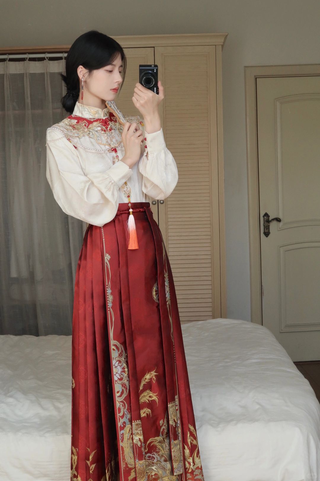 朋友说我很适合穿马面裙