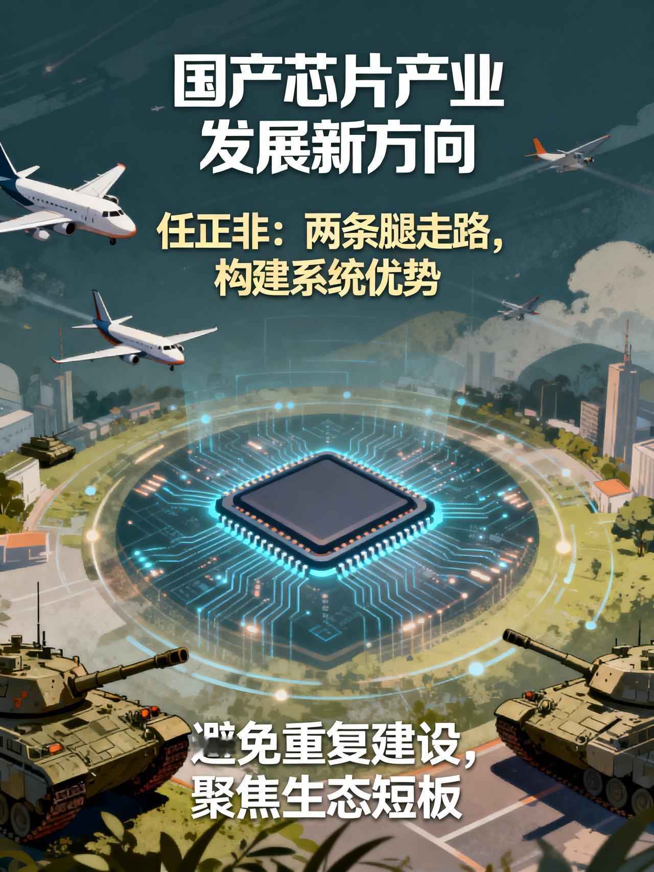 任正非最新讲话传出坏消息，芯片发展要两条腿走路，还要反对重复建设
任正非这次最新