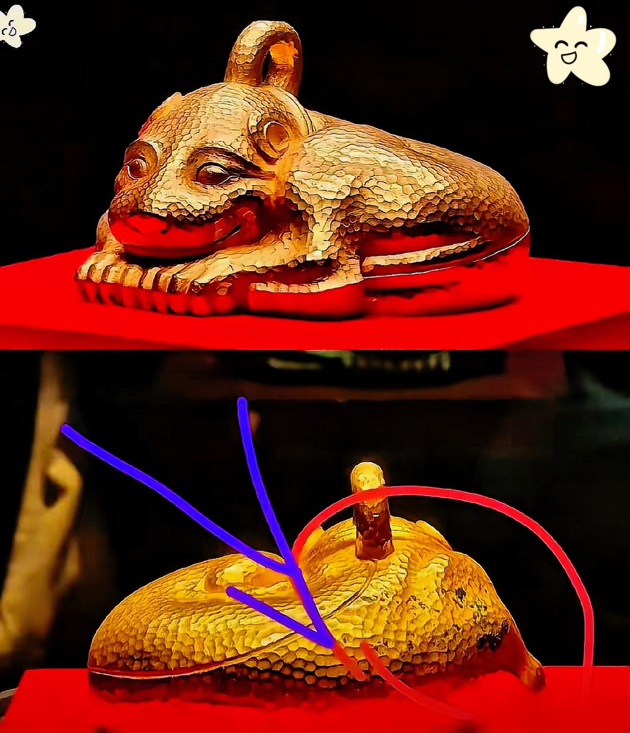 彻底摊上麻烦了！
​​南京博物院的镇馆之宝，西汉纯金金兽，居然曝出掉色的事儿，徐