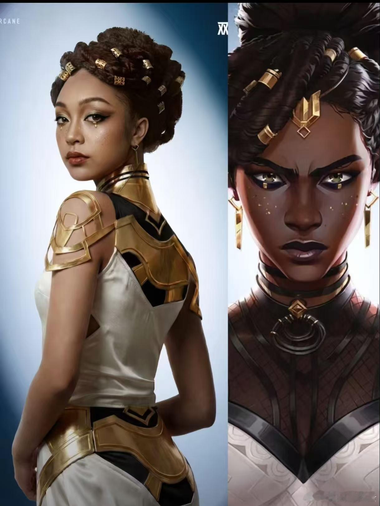 双城之战音乐秀选角神还原 小蛋糕的造型也太美太飒了吧！完全符合我心中的形象！1月